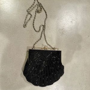 Vintage 80's Beaded Evening Bag